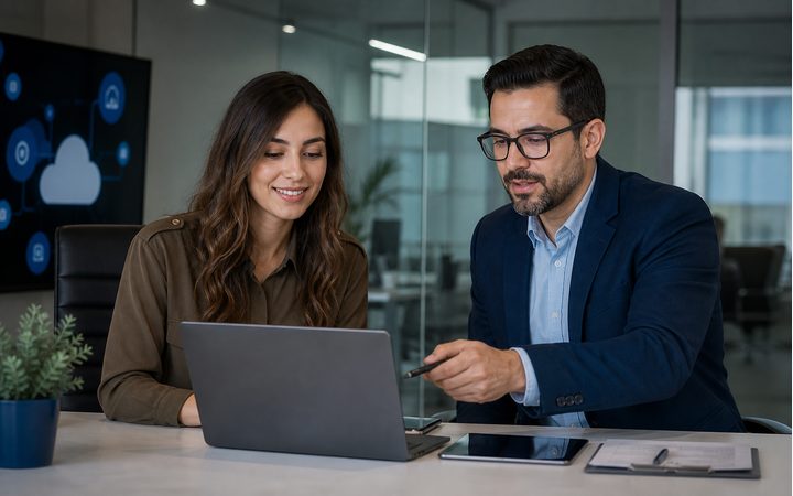 Imagen de software empresarial